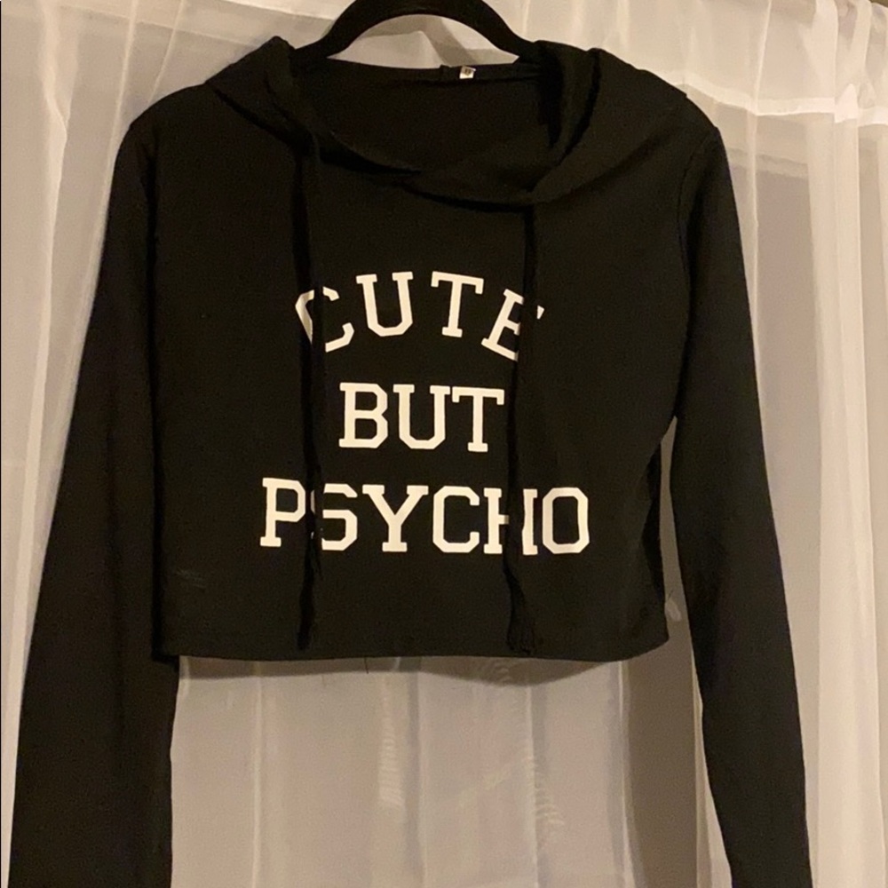 Crop top sweatshirt